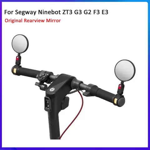 Original Rearview Mirror for Ninebot Segway G2 G3 F3 ZT3 F2 E3 E2 F40 ZT3 Pro Electric Scooter General Rear-view Convex Mirror