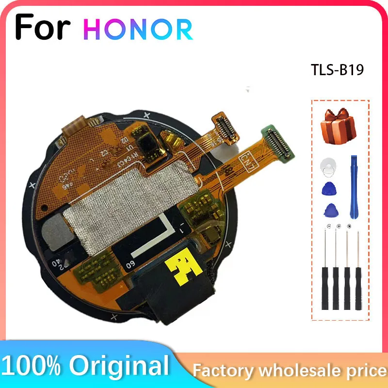 New For honor TLS-B19 TLSB19 Watch Magic smartwatch LCD assembly + touch Watch screen repair accessories