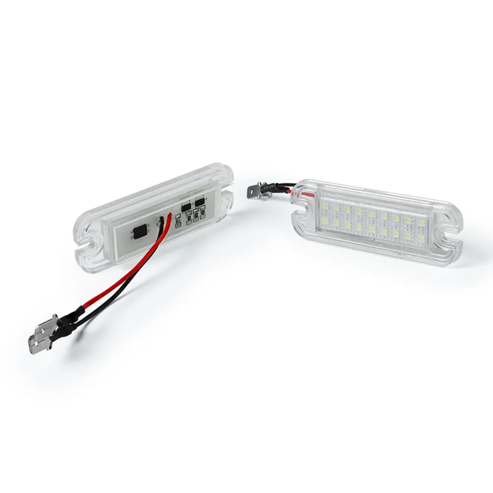 For Mercedes Benz G-Class W463 G500 G550 G55 G63 G65 AMG Car Number Lamps #:A4638200356 No Error LED License Plate Lights 2Pcs