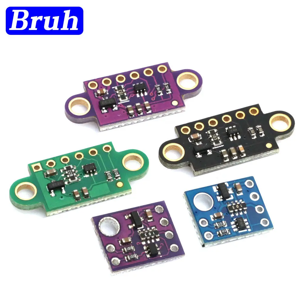 VL53L0X Time-of-Flight (ToF) Laser Ranging Sensor Breakout 940nm GY-VL53L0XV2 Laser Distance Module I2C IIC 3.3V/5V For Arduino