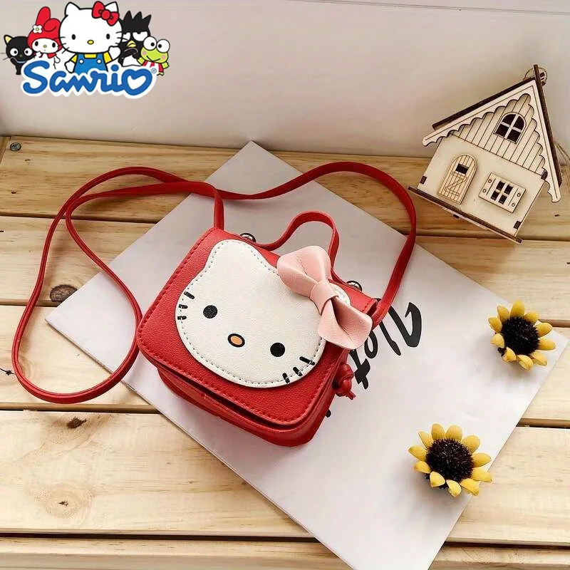 MINISO Sanrio Cartoon Crossbody Bag Shoulder Bag HelloKitty Exquisite Small Handbag Coin Purse Coin Purse