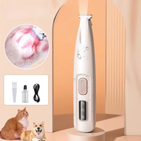 Pet Dog Clippers Electric Groomer Trimmer Portable Precise Dog Paw Hair Trimmer for Precise Trimming Waterproof with LED Display