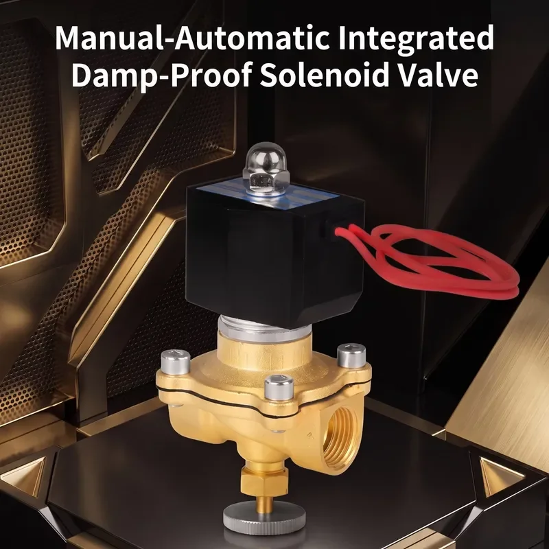 Factory Direct Supply Stainless Steel Solenoid Ball Valve Manual Override Normally Closed Electric Water Valve OEM Voltage