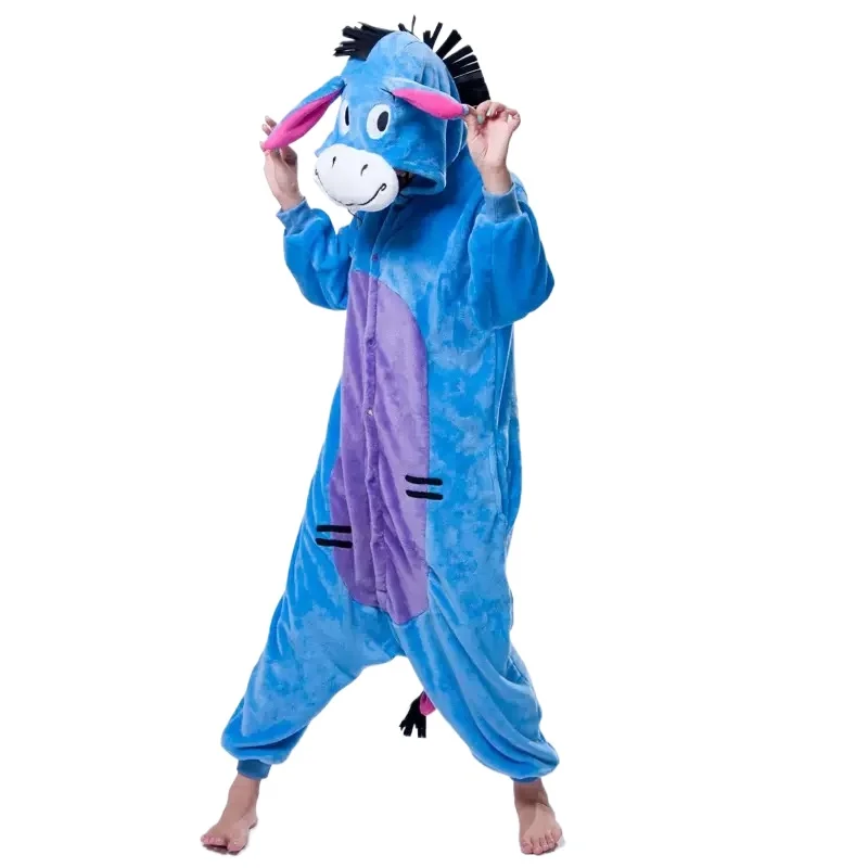 Stitch Pluto Iejoor Tijger Onesies Kigurumi Cosplay Kostuum Dier Knorretje Tigger Olaf Anime Pyjama Volwassenen Jumpsuits Homewear