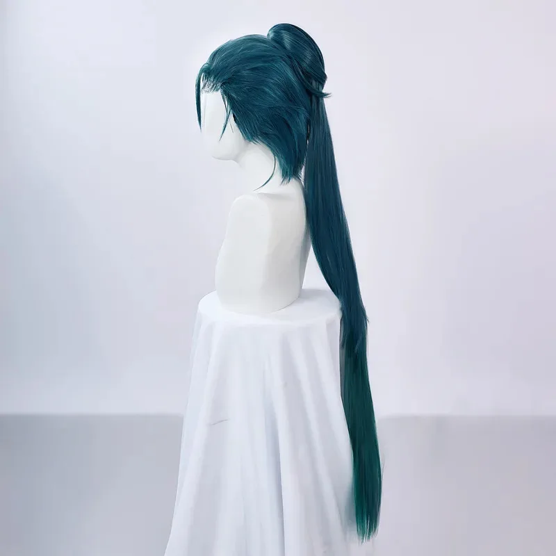 

COSda@Game Wuthering Waves Jiyan Cosplay Blue Wigs Long Heat Resistant Synthetic Hair Halloween Carnival Party Role Play Props M