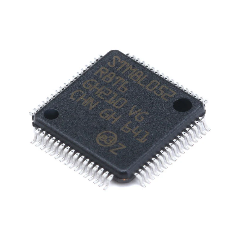 Original genuine STM8L052R8T6 LQFP-64 16MHz 64KB flash memory 8-bit microcontroller MCU