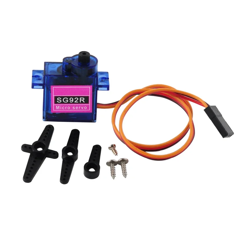 2.5kg.cm mini micro analógico 180/270/360 graus rc carro servo sg92r 9g motor servos para robô avião aeronave helicóptero 9g sg 92