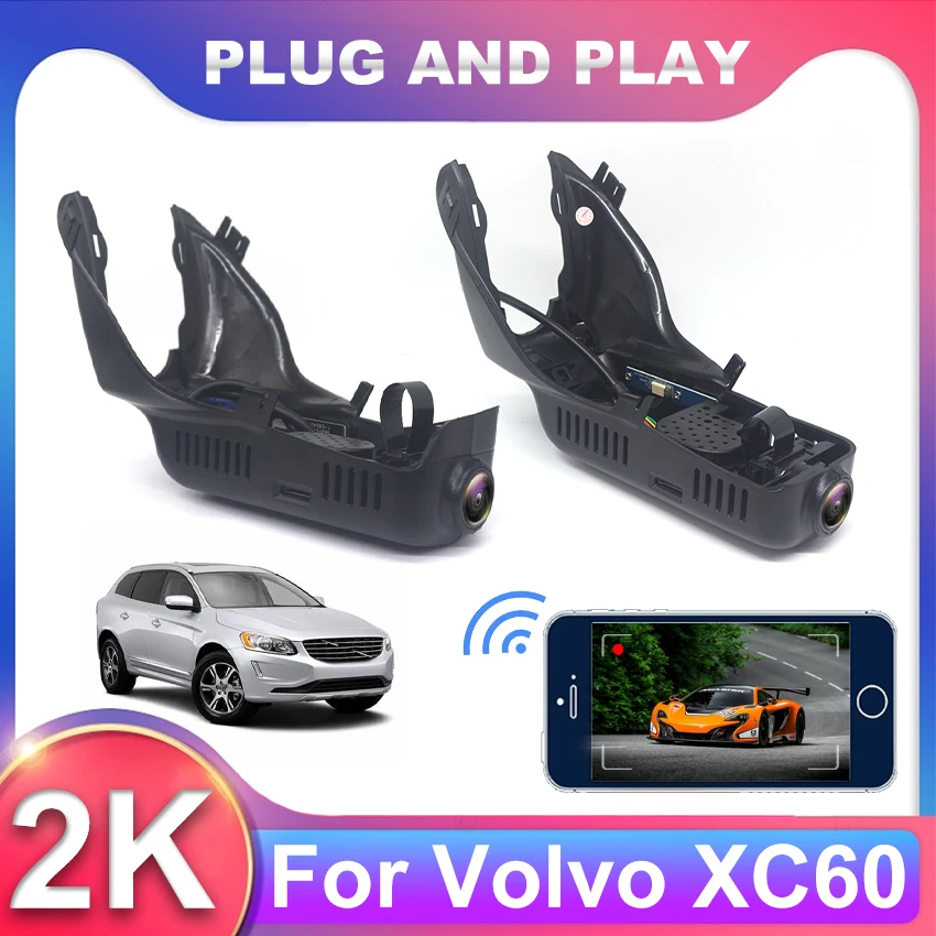 

2K 1600P HD Wifi Car DVR Dash Cam For Volvo XC60 2012-2017 Dashcam Plug And play Installation Video Recorder,Car Accessories