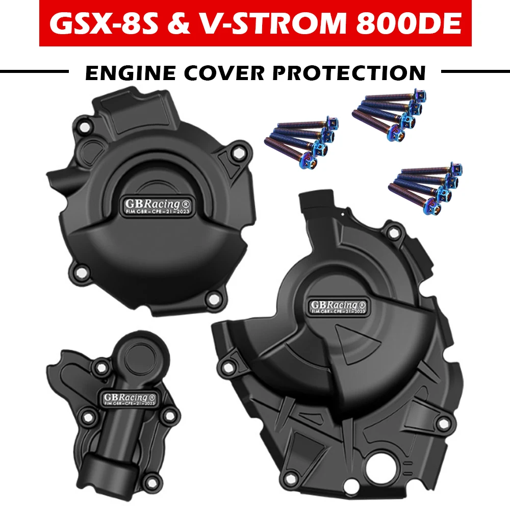 Motorcycles Engine Cover Protection Case For Case GB Racing For SUZUKI GSX-8S M3 & V-STROM 800DE 23-24  Engine Covers Protectors