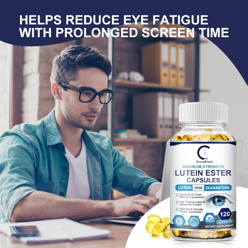 GPGP Greenpeople Lutein Eye care capsules Xanthophyll Capsule  Eyestrain Supplements For Healthy eyes