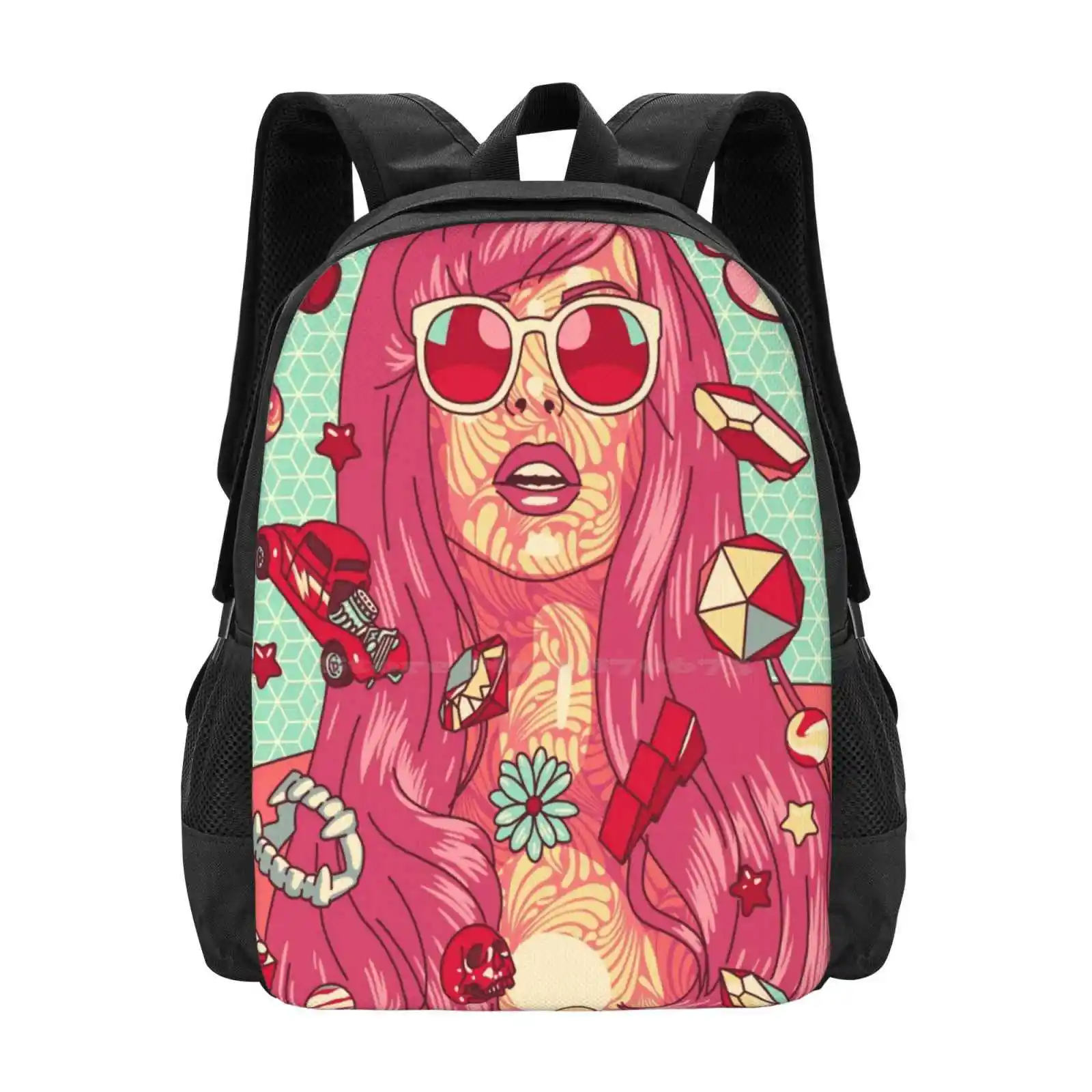 

Multitude Of Casualties Hot Sale Backpack Fashion Bags Ross Murray Bubbleglum Bubblegum Fashion Crystals Skulls Hot Rods