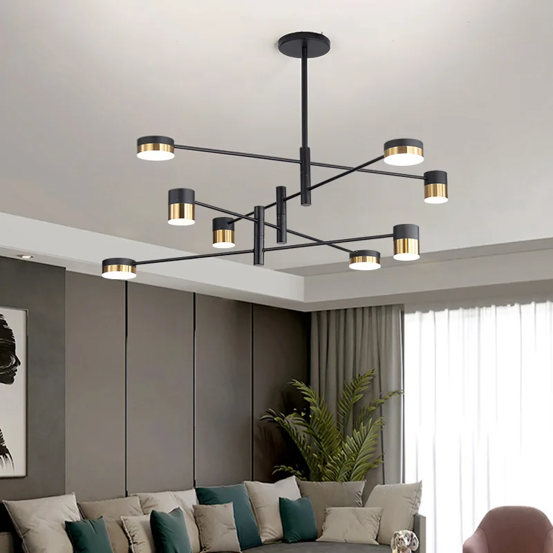 

Nordic Modern Living Room Chandelier Bedroom Dining Room Study Led Hanging Fixture Lights Home Decor Lighting Indoor Pendant