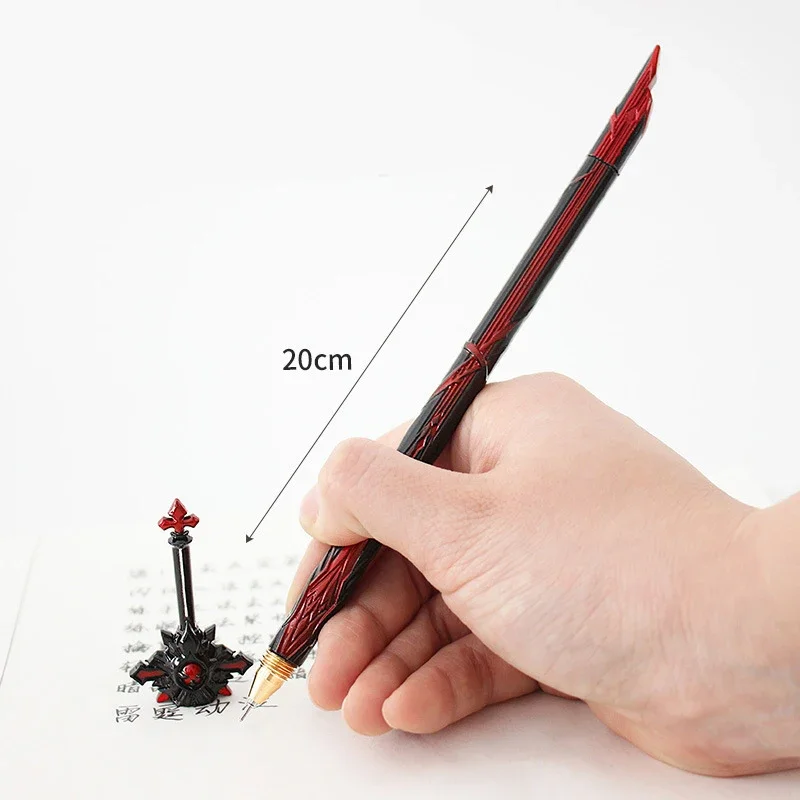 Genshin Impact Schwert Stift Anime Metall Waffe Schreibtisch Zubehör Kawaii Spielzeug Raum Dekor