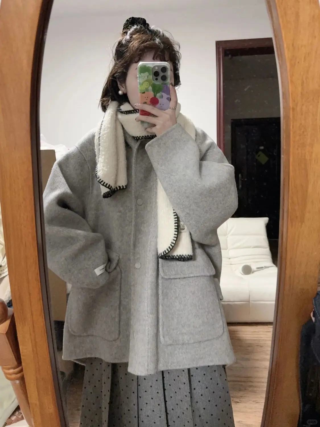 

Шерстяные пальто, женское шерстяное пальто, коричневое женское осеннее твидовое пальто с цветными блоками, регулируемая эластичная застежка на талии, реглан OL