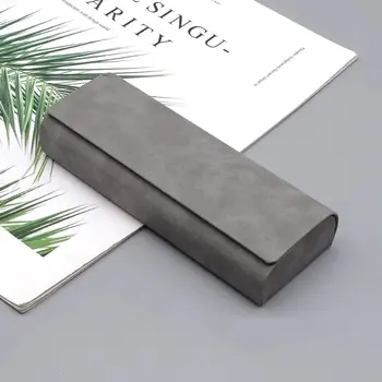 2件簡約皮革眼鏡盒,適用於光學復古近視眼鏡、太陽眼鏡,時尚男女通用 12 最佳銷售 眼鏡罩 - №4