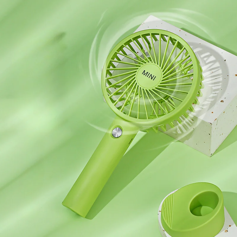Handheld Fan Outdoor Portable USB Charging Cartoon Small Fan Portable Student Gift Home Mini Heat Relief Small Fan
