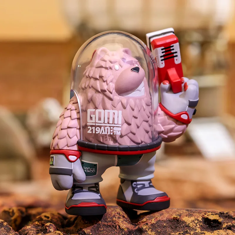 POP MART COOLABO SPACEHOOD Series Mystery Box, figura de ação cega, presente de aniversário, brinquedo infantil, 1pc, 9pc