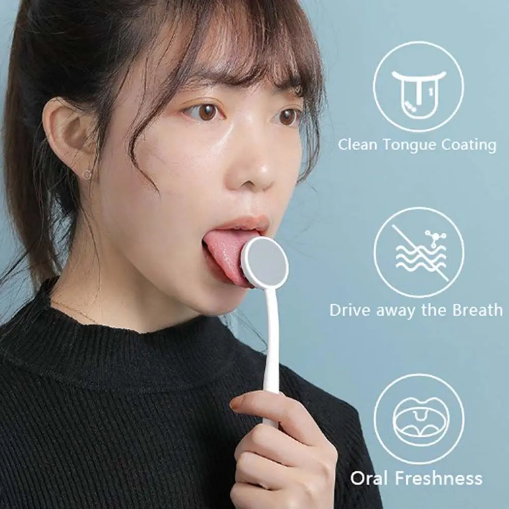 Tooth brush Fresh Breath Care Silicone Hygiene Health Oral Care Tool Tongue Scraper Tongue Cleaner Tongue Coating brush