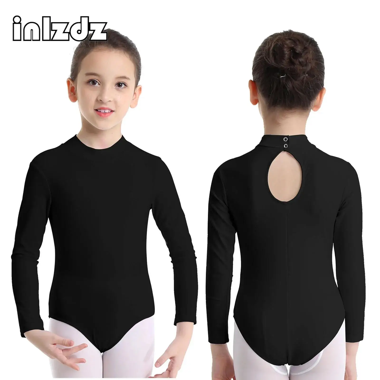 

Kids Girls Ballet Leotards Gymnastics Costume Long Sleeve Gymnastics Leotard Dance Bodysuit Ballet Dress Dance Training Wear