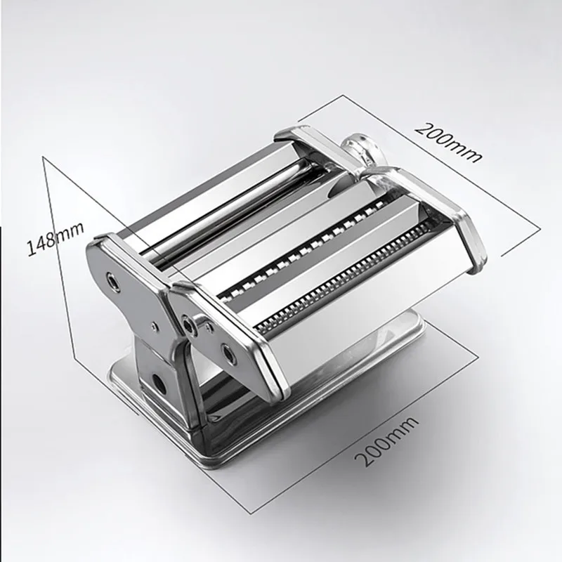 Split Type Noodle Maker Manual Pasta Noodle Pressing Machine Stainless Steel Dough Pressing Machine