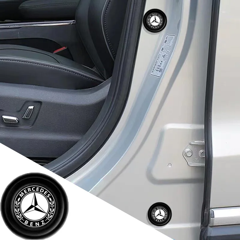 4Pcs Car Door Protector Stickers Buffer Gasket Auto Accessory For Mercedes benz AMG GLA CLA GLC GLE GLB GLK CLS A B C E S Class