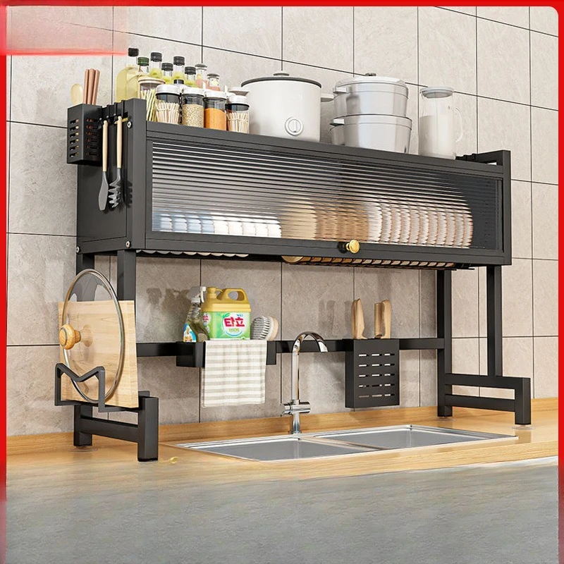 For Kitchen Sink Shelf Household Multifunctional Drain Rack