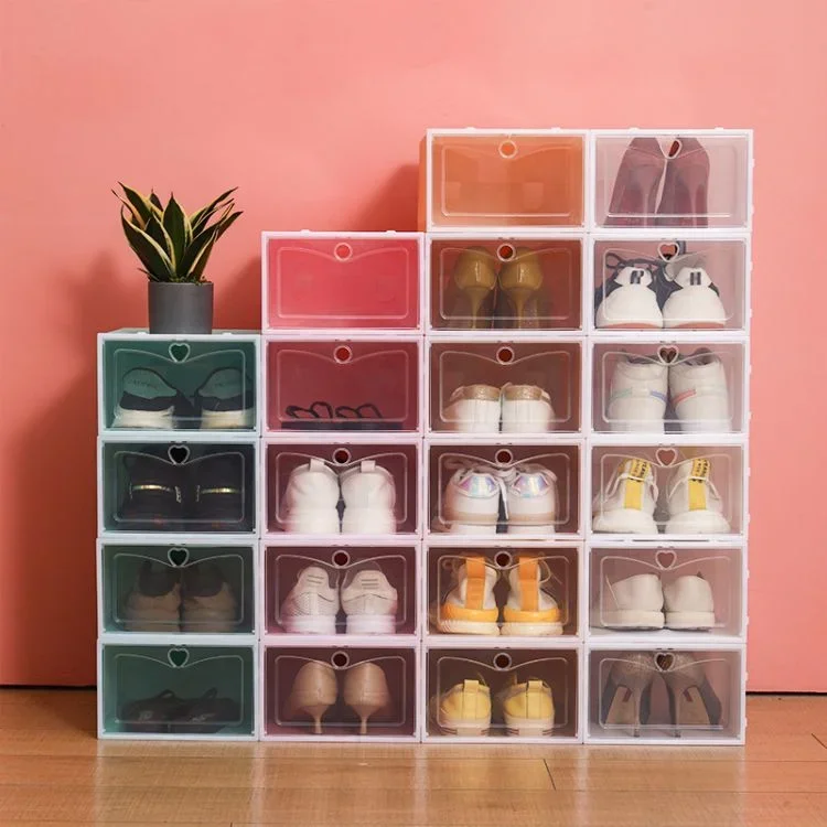 

A Thickened plastic storage, sports shoe device, slipper storage box, clamshell device, storage shoe rack