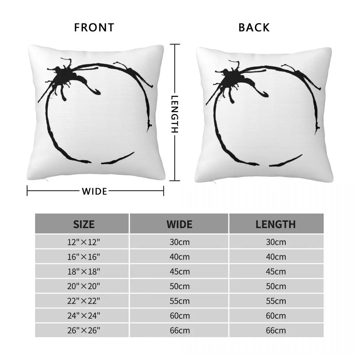 Arrival Tv Human Symbol Square Pillowcase Polyester Linen Velvet Creative Zip Decorative Pillow Case Bed Cushion Cover