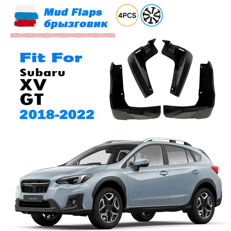 2018-2022 FOR subaru XV Mudguard Fender Mud Flap Guard Splash Mudguards Car Accessories Auto Styline Front Rear 4pcs