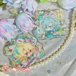 Game Genshin Impact Kaveh Alhaitham Cute Acrylic Keychain Keyring Pendant Bag Accessories Gift