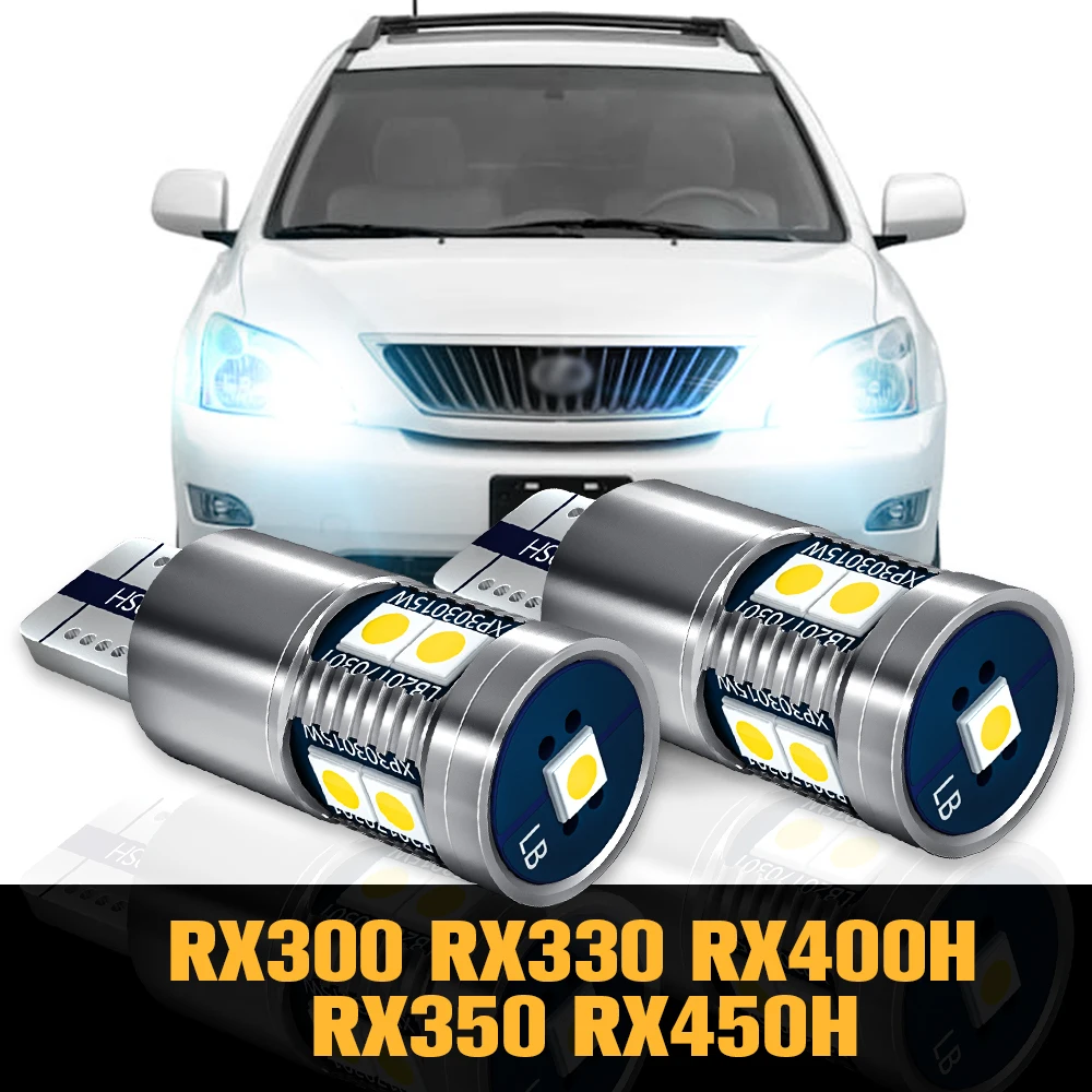 

2pcs Canbus LED Clearance Light Parking Lamp Accessories For Lexus RX300 RX330 RX400H RX350 RX450H 1999-2012 2004 2005 2006 2010