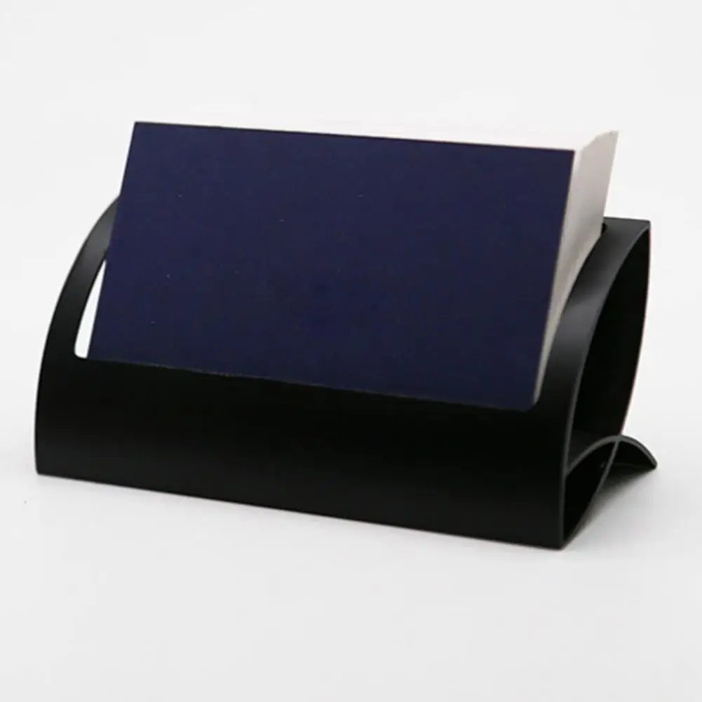 Business Card Holder Long Lasting Card Display Holder Vibrant Color Business Card Stand Memo Clip Holder Anti-deform