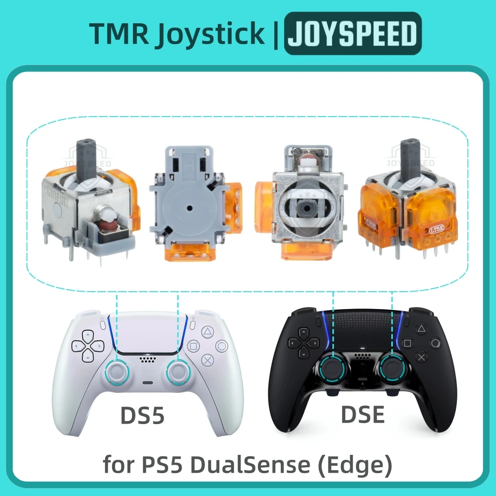 50/100 قطعة TMR المقود ل PS5 DualSense تحكم حافة PS4 ثلاثية الأبعاد التناظرية عصا استبدال ل Xbox التبديل Thumbstick الملحقات