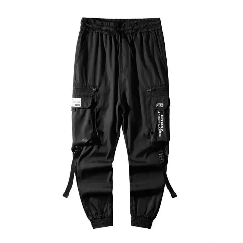 HKSH 남성용 타이드 다크 카고 팬츠, 기능성 작업복, 멀티 포켓 복합 원단 인스 레깅스, 시크 Y2K 니치 HK1935, 가을 신상