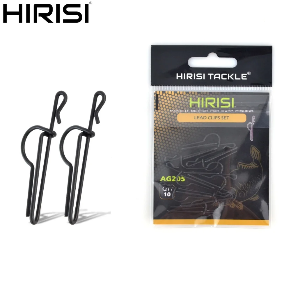 

Hirisi 20pcs Quick Change Clips for Carp Fishing Terminal Tackle AG205