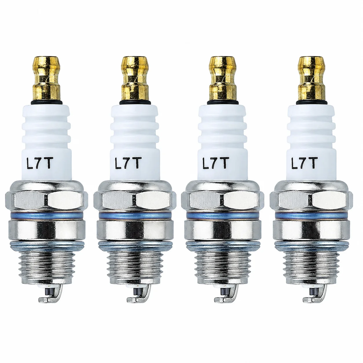 4-Pack L7T Spark Plug For Stihl MS250 MS260 023 025 Husqvarna 33CC 43CC 52CC Chainsaw Lawnmower Engine Parts Replaces NGK BPMR7A