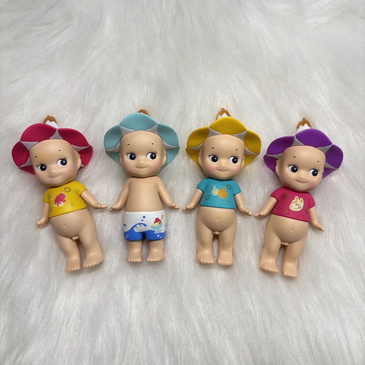 

Мини-фигурка Сонни Ангела, летняя фестивальная серия, Золотая рыбка, водяной шар, веер, маска кицунэ