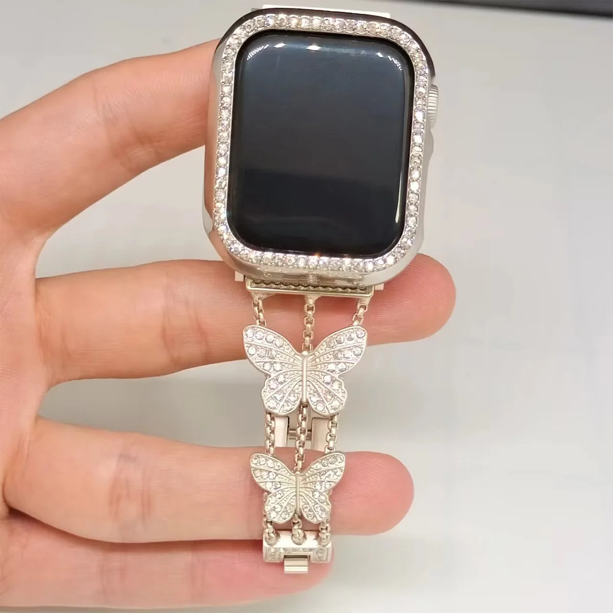 Correa de Metal para Apple watch, cadena de pulsera para iwatch8765SE4321, para iwatch Ultra