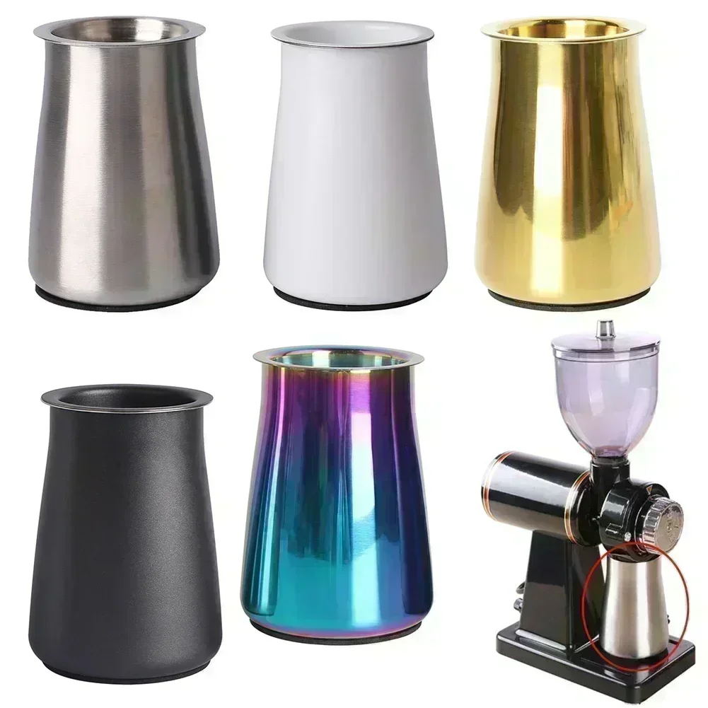 

3 In 1 Coffee Powder Filter Powder Cup Stainless Steel Coffee Powder Sifter With Lid Bean Grinder Powder Cup Coffee Brewing Tool