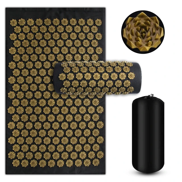 Acupressuur Yoga Mat Kuznetsov's Applicator Kussen Sensi Massage Lichaam Naalden Met Spikes Kussen Voet Massager Fitness Pilates