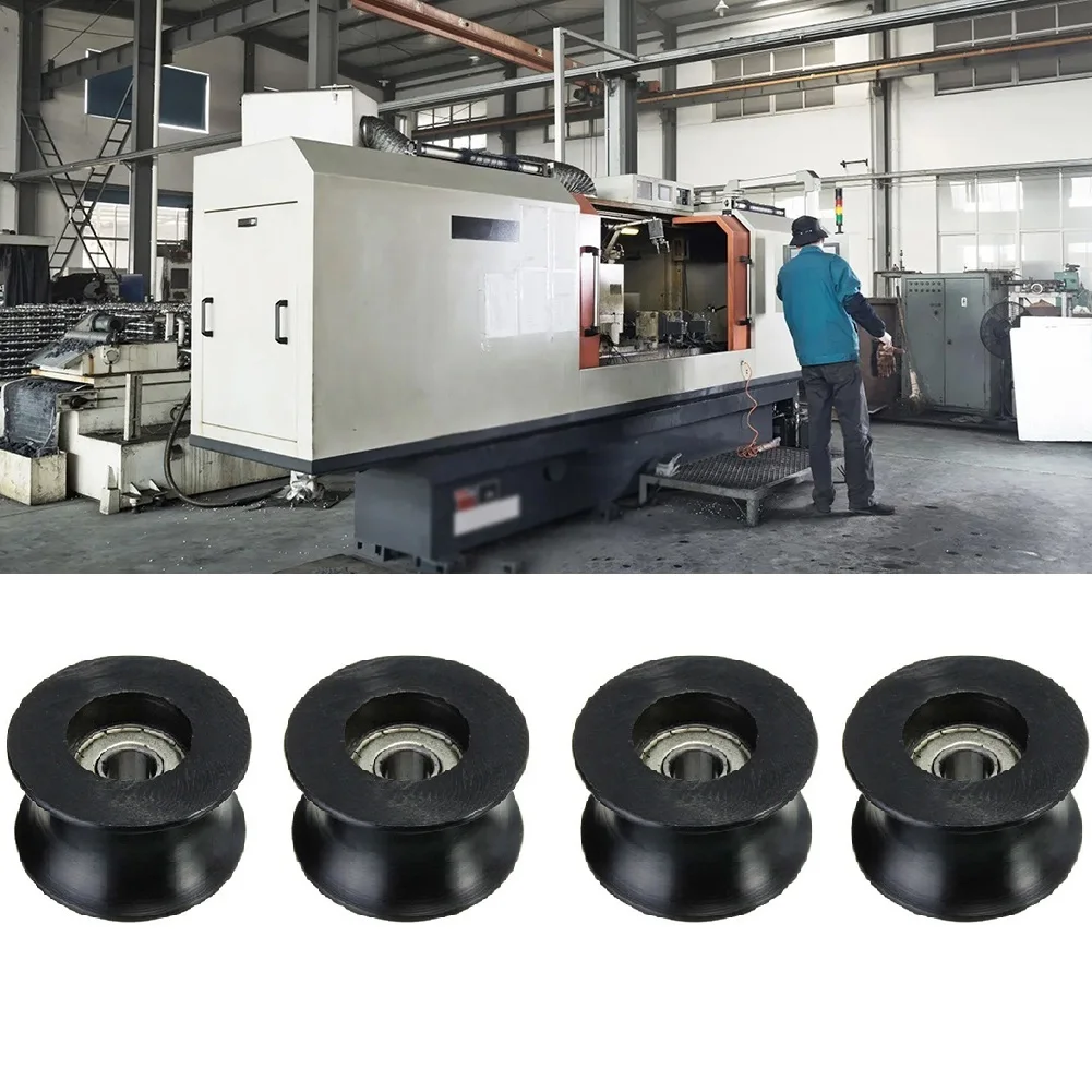 Industrial Grade 0840UU U Type Groove Bearing for Round Bottom Track Systems in Demanding Operational Environments