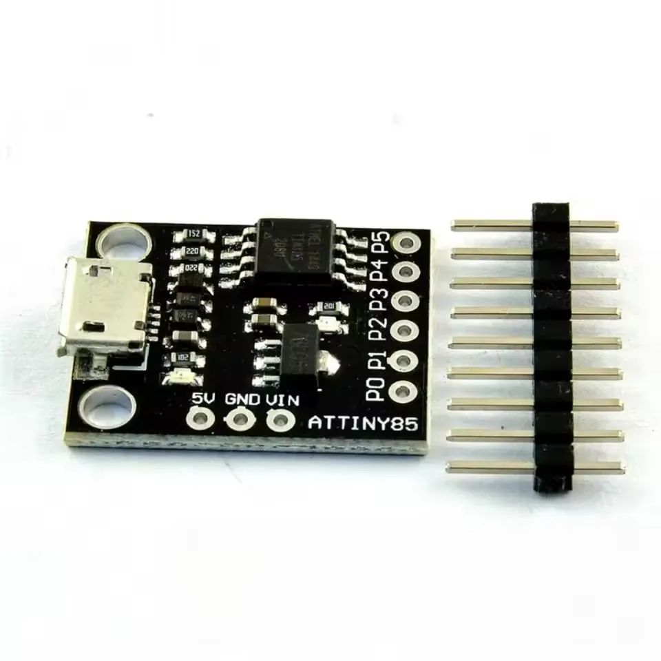 ATTINY85 Development Board Mini USB Microcontroller Ultra Small Digispark Compatible for Wearable Tech IoT Projects Arduino IDE