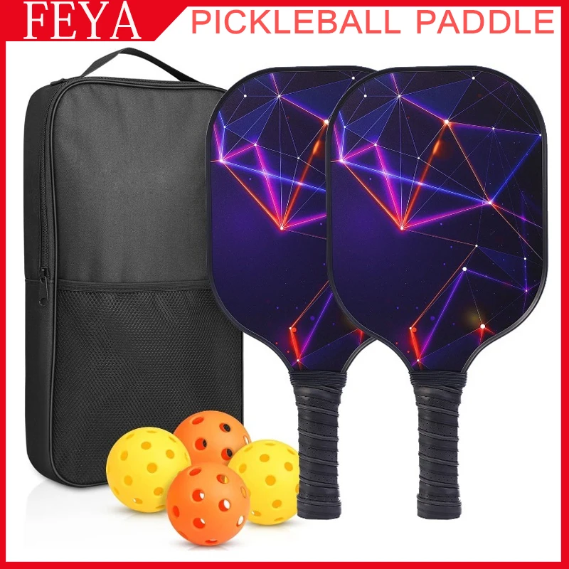 

FEYA Honeycomb Core Pickleball Paddle Ракетка из стекловолокна Пляжный теннис Pickleball Сумка Набор Pickleball Paddle