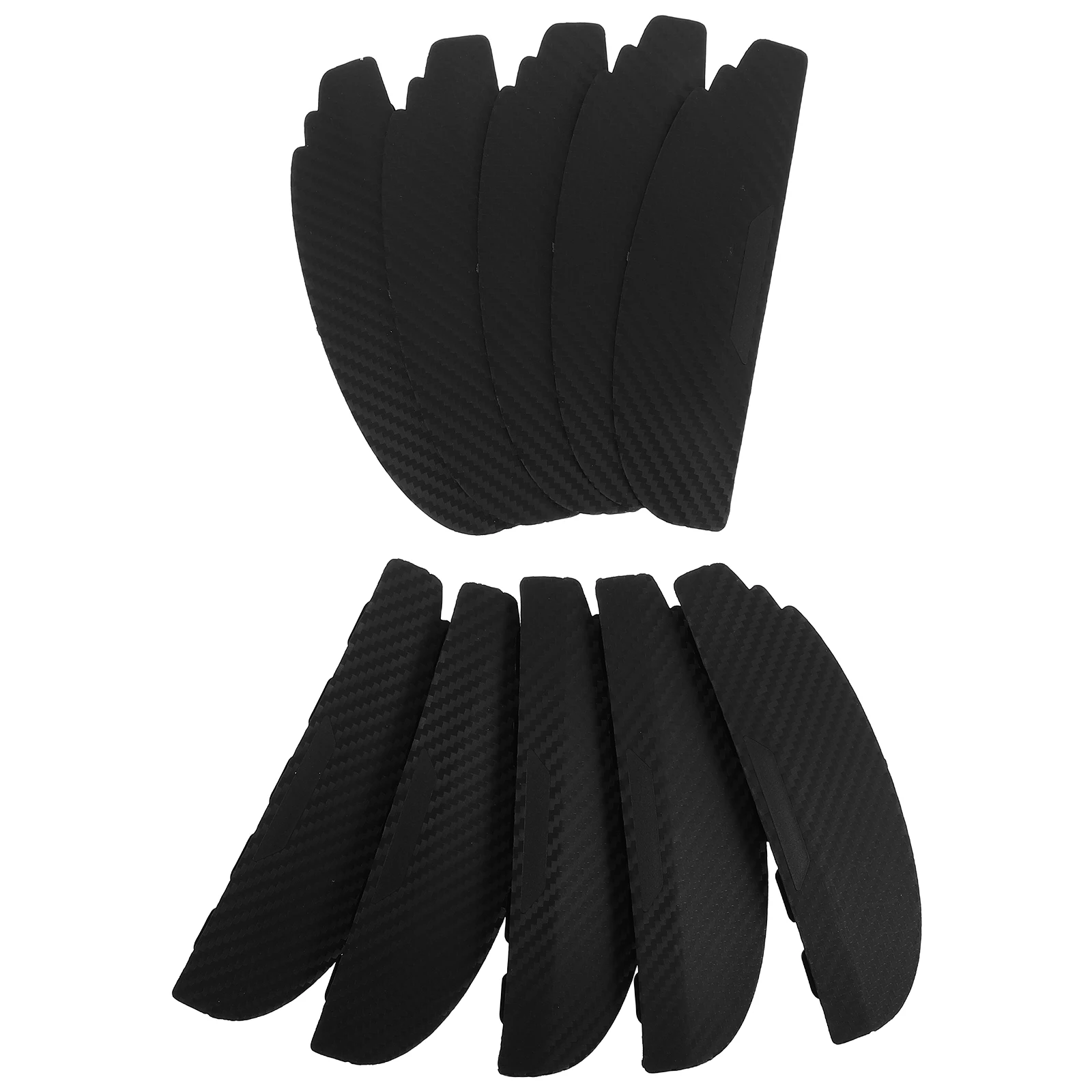 

10pcs Car Side Rain Protector Universal Rearview Cover Waterproof Rainproof Eyebrow Shield For Suvs Trucks Rvs Durable Weather