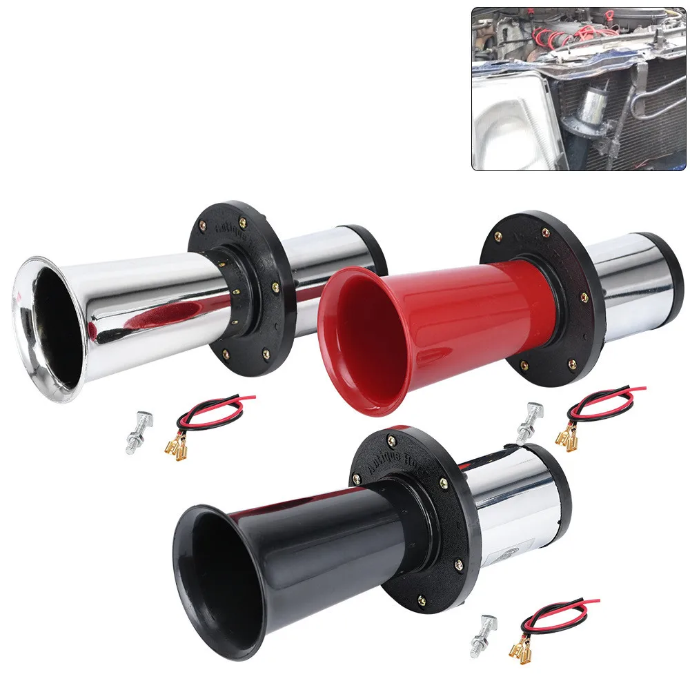 Car Air Horn Antique Ahooga Klaxon 12V Vintage OO-GA Classical for Ford Model T Style Old School Chrome 115dB Motorbike