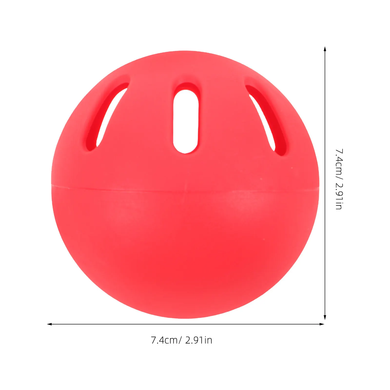 8Pcs Training Baseballs Soft Eva Hollow Design Perforated Flight Control Balls for Youth Indoor Outdoor Hitting Pitching