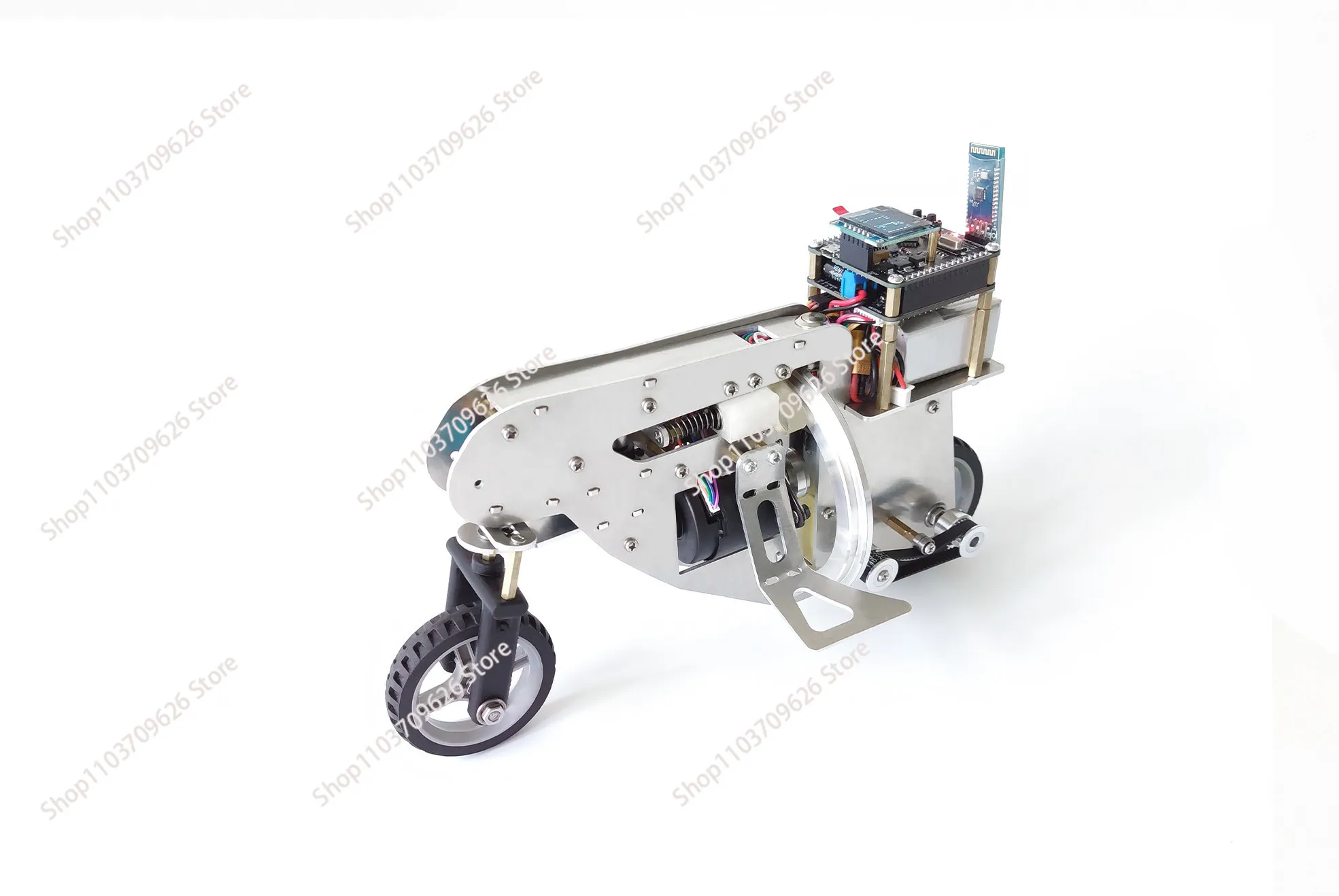 self-balancing bicycle self-balancing moto momentum wheel flywheel driverless bicycle diy open source