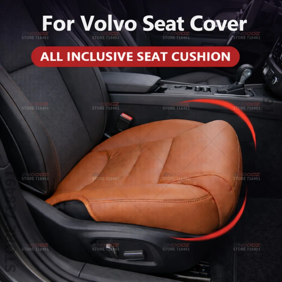 

For Volvo XC40 60 90 EX30 90 S60 90 Car Seat Leg Support Extension Seat Cover Memory Foam Extender Cushion Interior Accessories