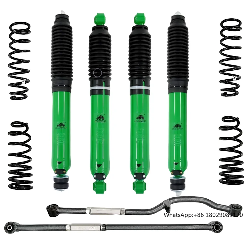 Patrol 4x4 Suspension Off-Road Modification Adjustable Shock Absorber Two Inch Lift Kit Performance Parts