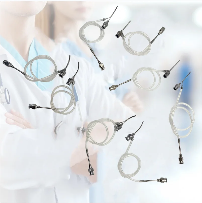 Left /Right Coaxial I/A Cannula Double Parallel Tube Irrigation Aspiration Injection Needle Ophthalmic Instruments Surgery
